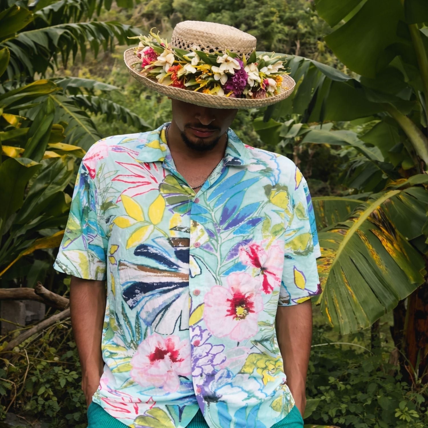 Men's Limited Edition Retro Aloha Shirt - Sachet