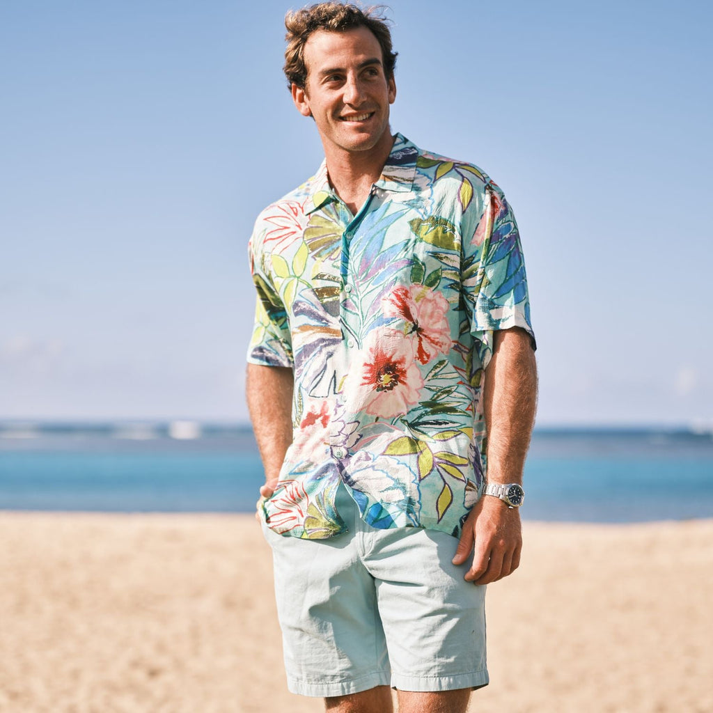 Men's Limited Edition Retro Aloha Shirt - Sachet