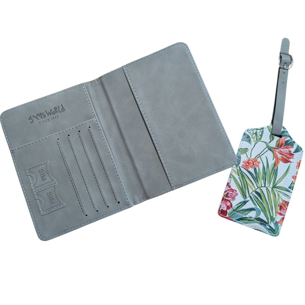 Passport & Luggage Tag Set - Tropical Vacation