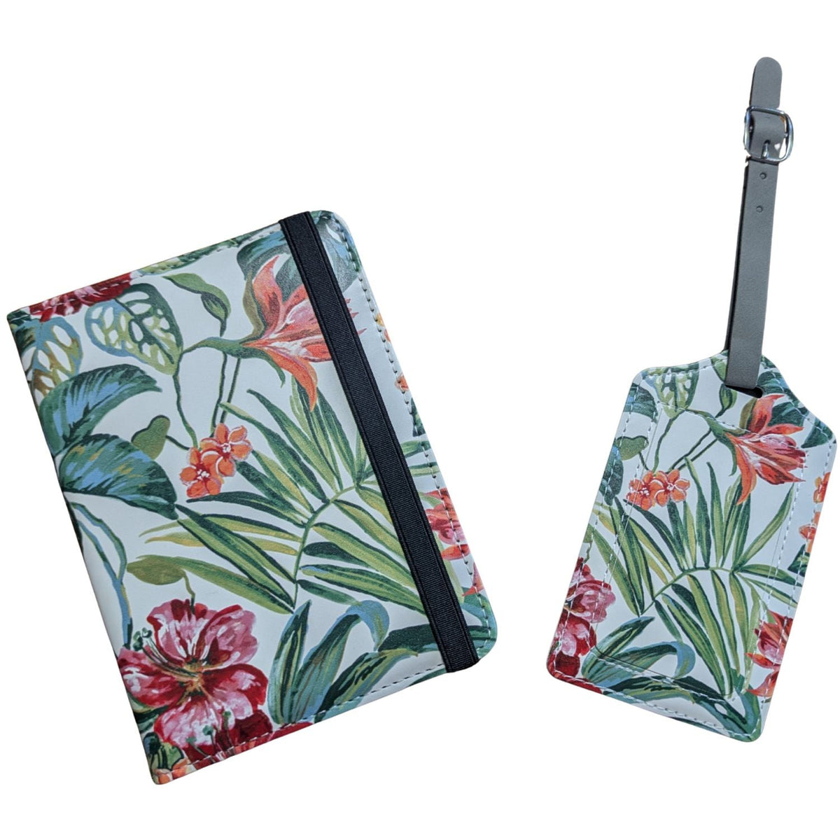Passport & Luggage Tag Set - Tropical Vacation