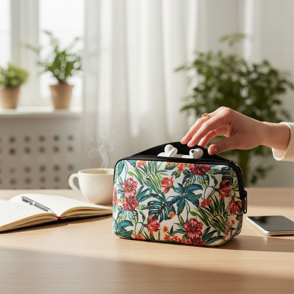 Neoprene Travel Pouch - Tropical Vacation