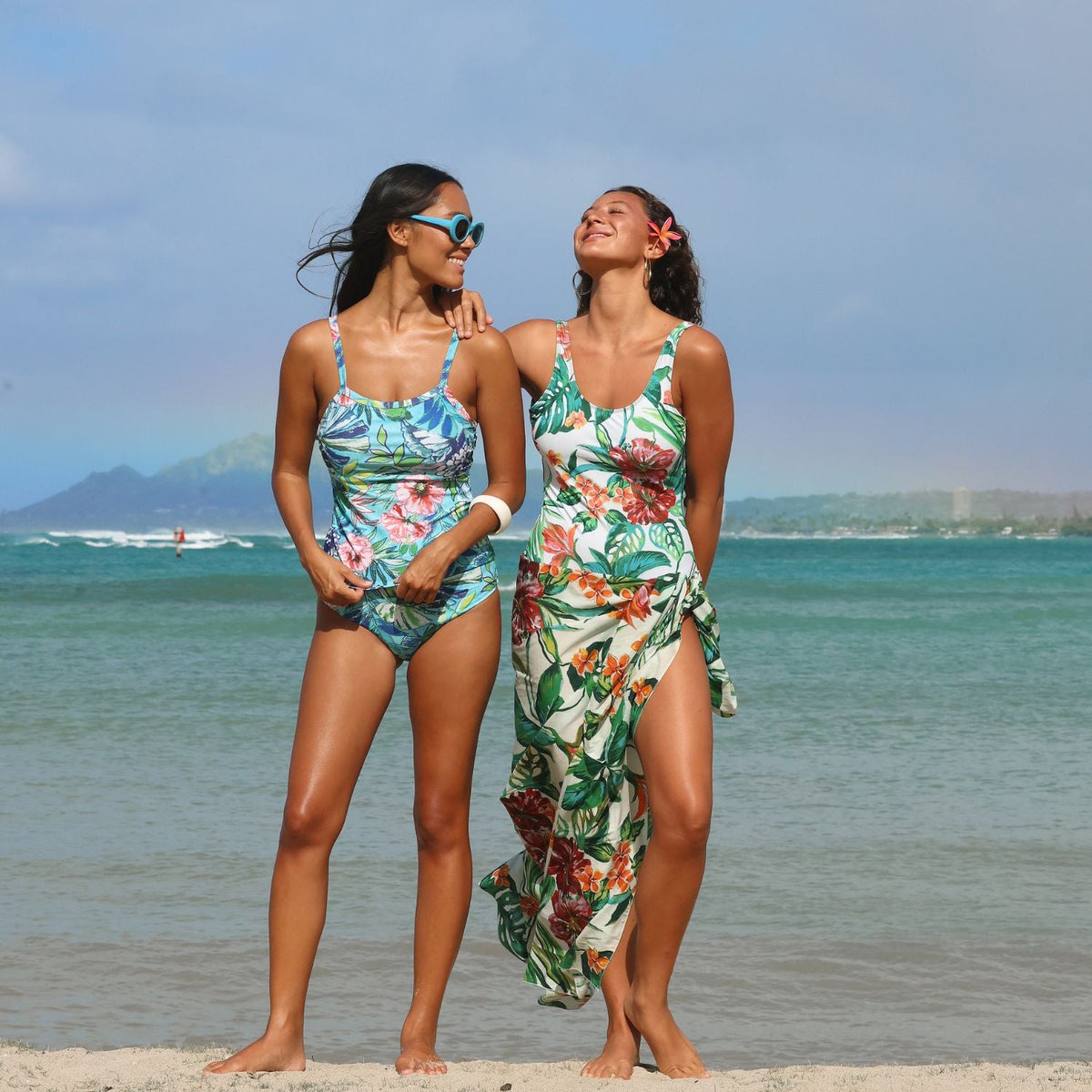 Women's One Piece Swimsuit - Tropical Vacation