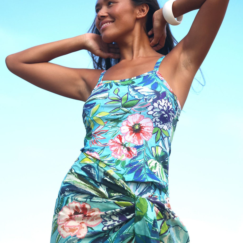 Women's Two Piece Swimsuit Tankini - Sachet