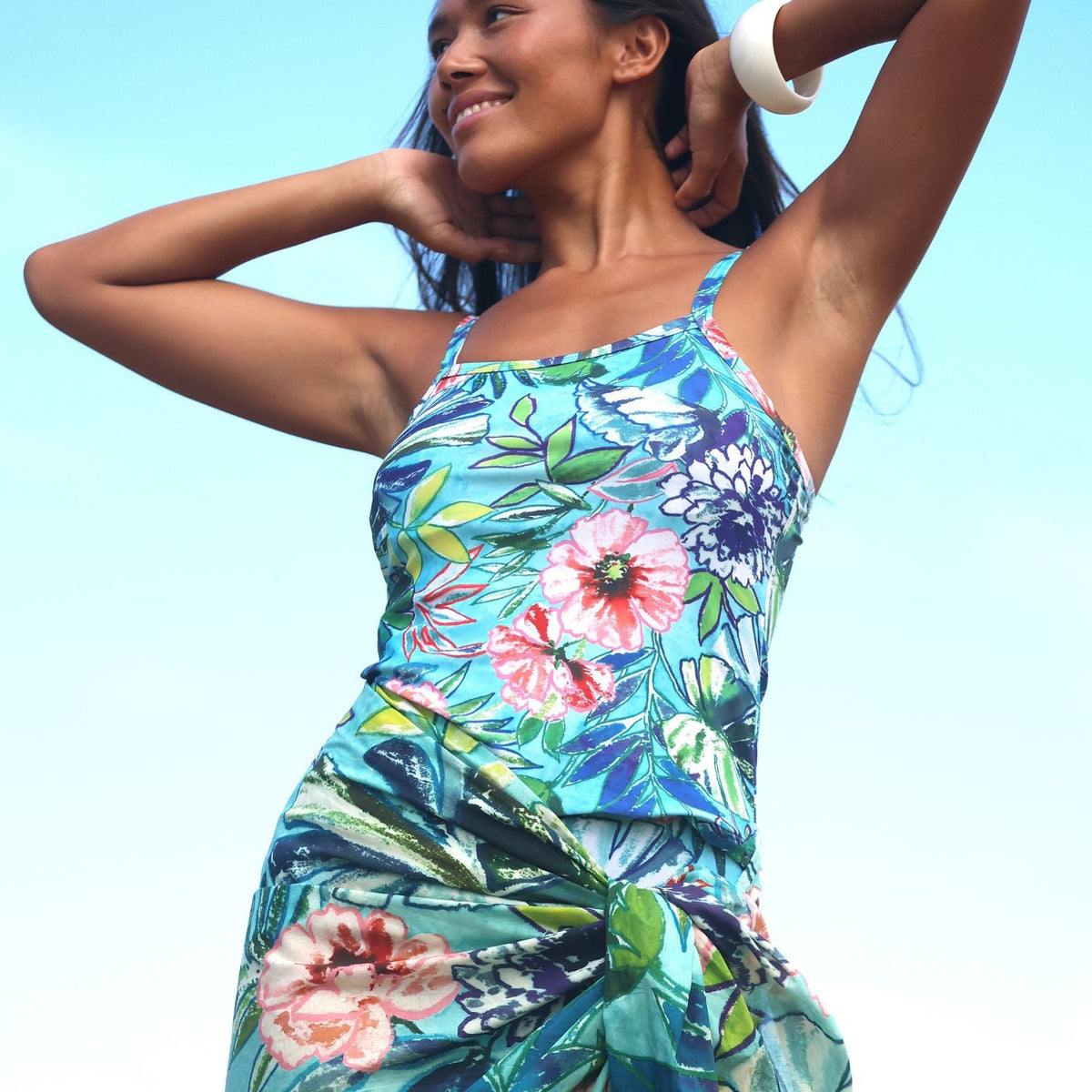 Women's Two Piece Swimsuit Tankini - Sachet