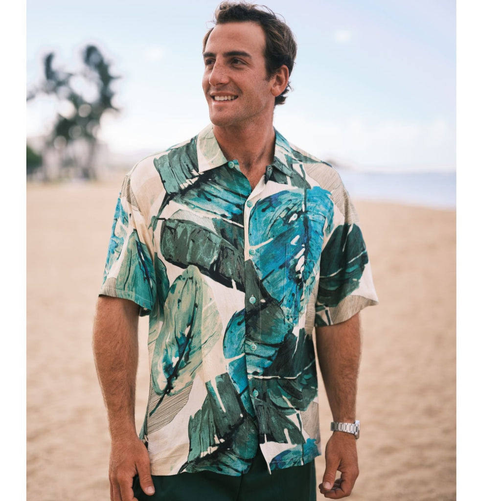 Men's Retro Aloha Shirt - Palo Santo