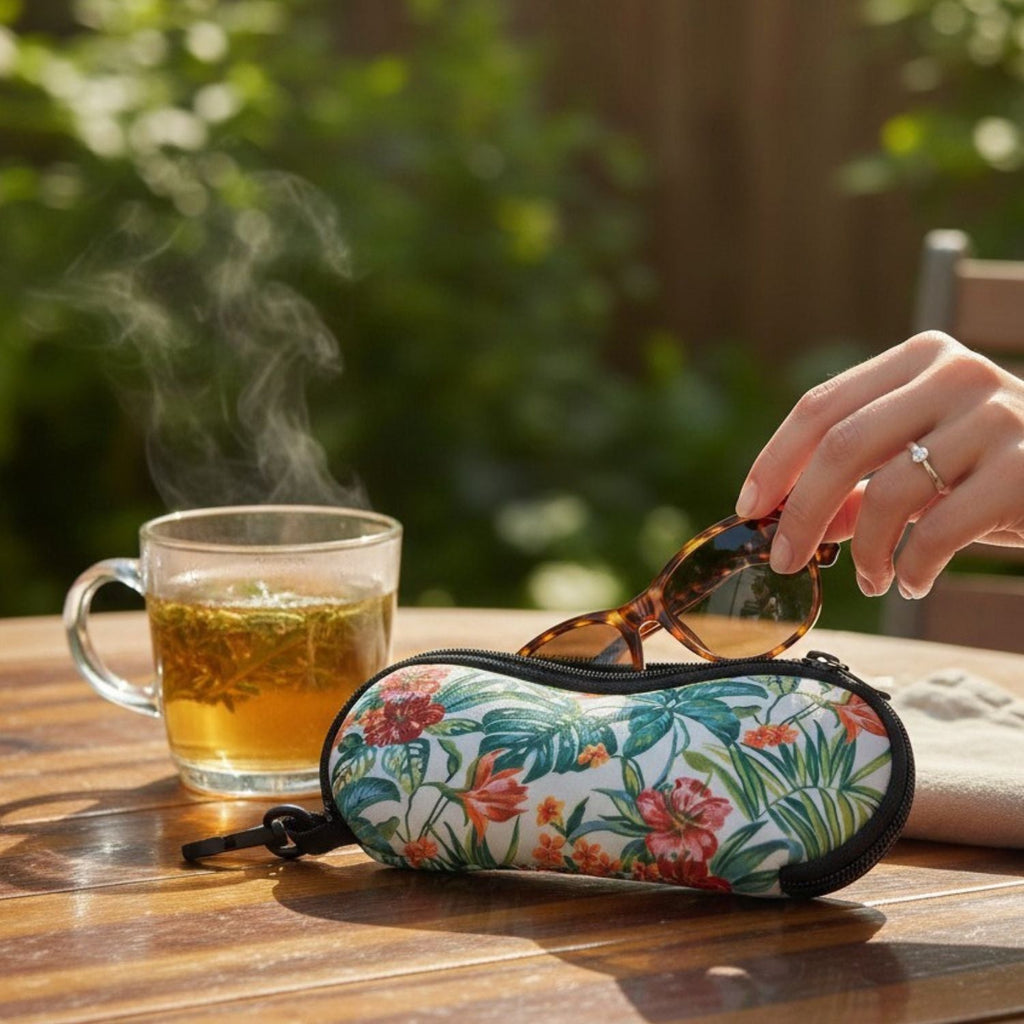 Neoprene Sunglass Holder - Tropical Vacation