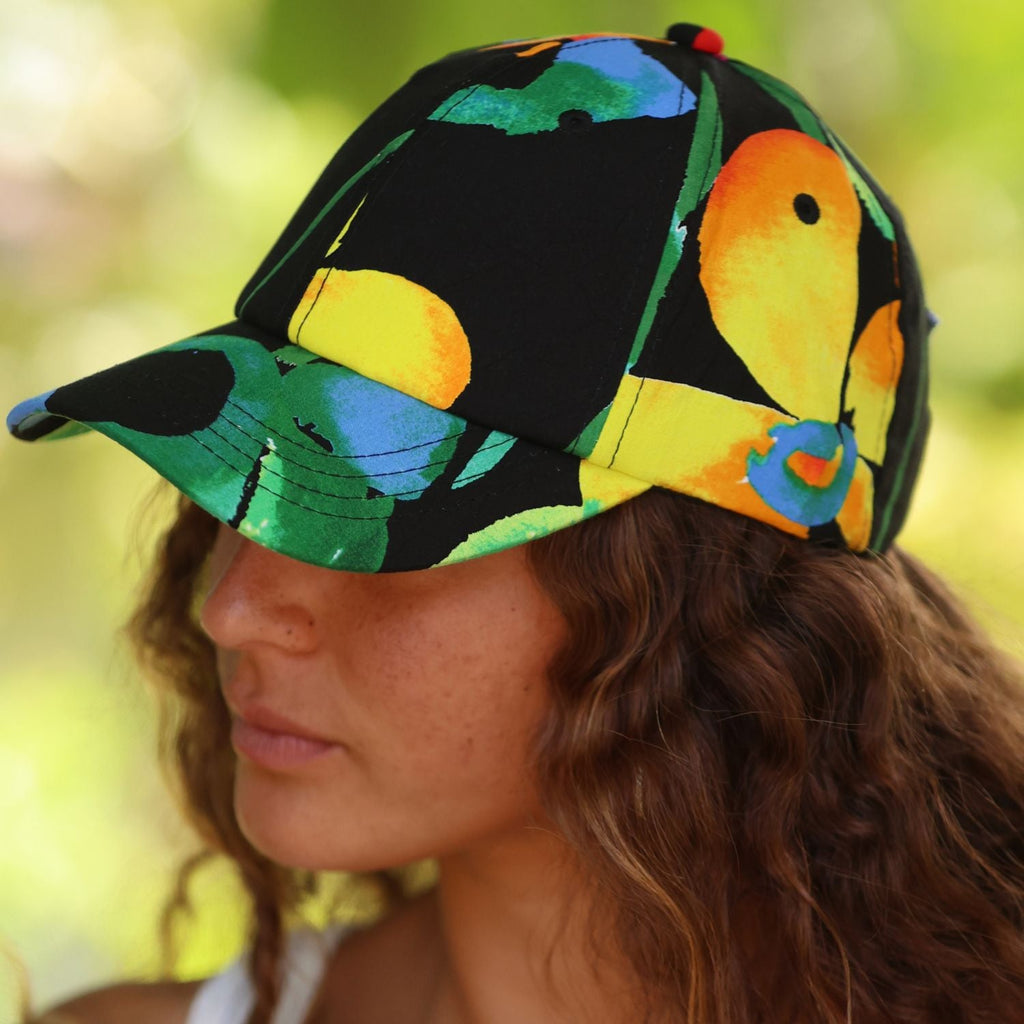 Jams World Rayon Cap With Back Embro Patch - Garden Black