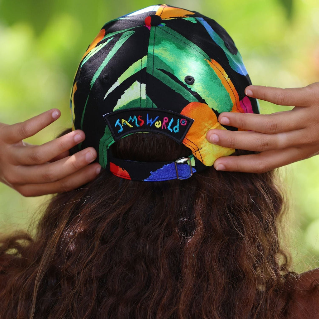 Jams World Rayon Cap With Back Embro Patch - Garden Black