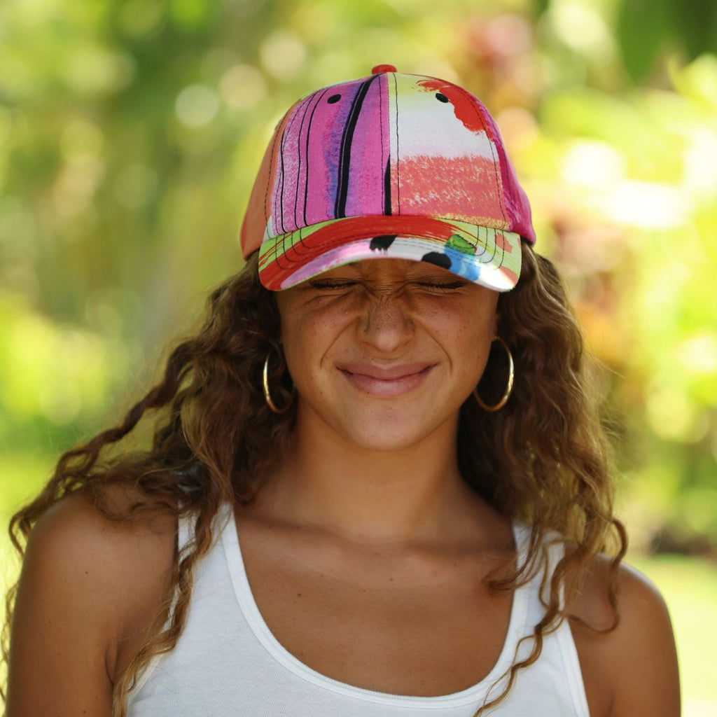 Jams World Rayon Cap With Back Embro Patch - Cayenne