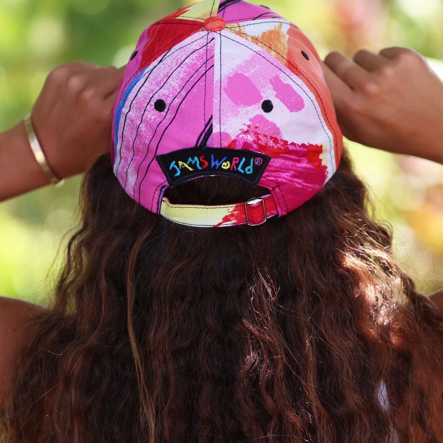 Jams World Rayon Cap With Back Embro Patch - Cayenne