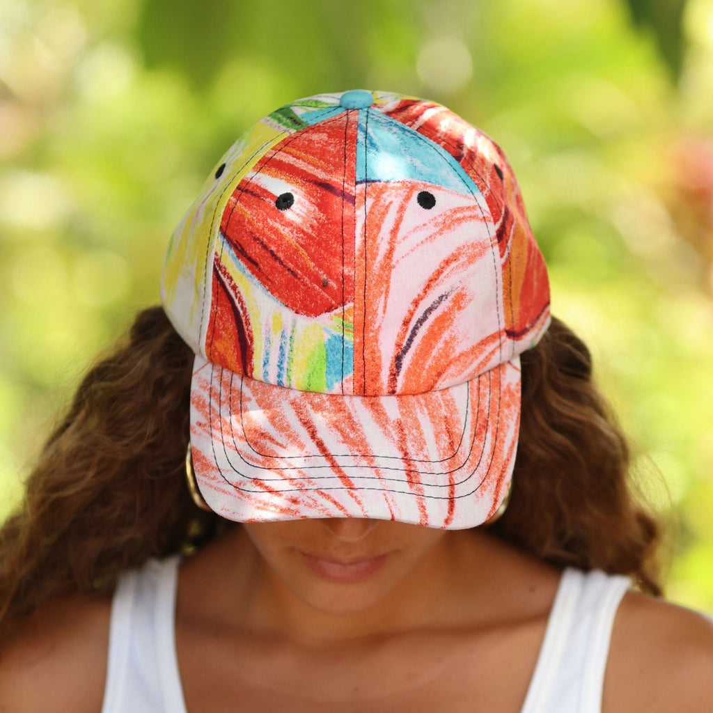 Jams World Rayon Cap With Back Embro Patch - Island Bisc