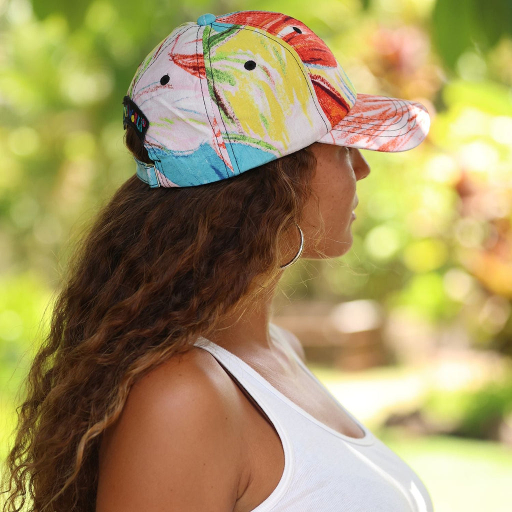 Jams World Rayon Cap With Back Embro Patch - Island Bisc