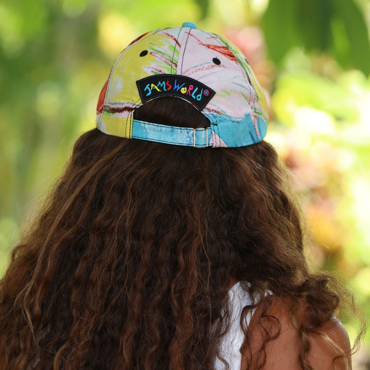 Jams World Rayon Cap With Back Embro Patch - Island Bisc