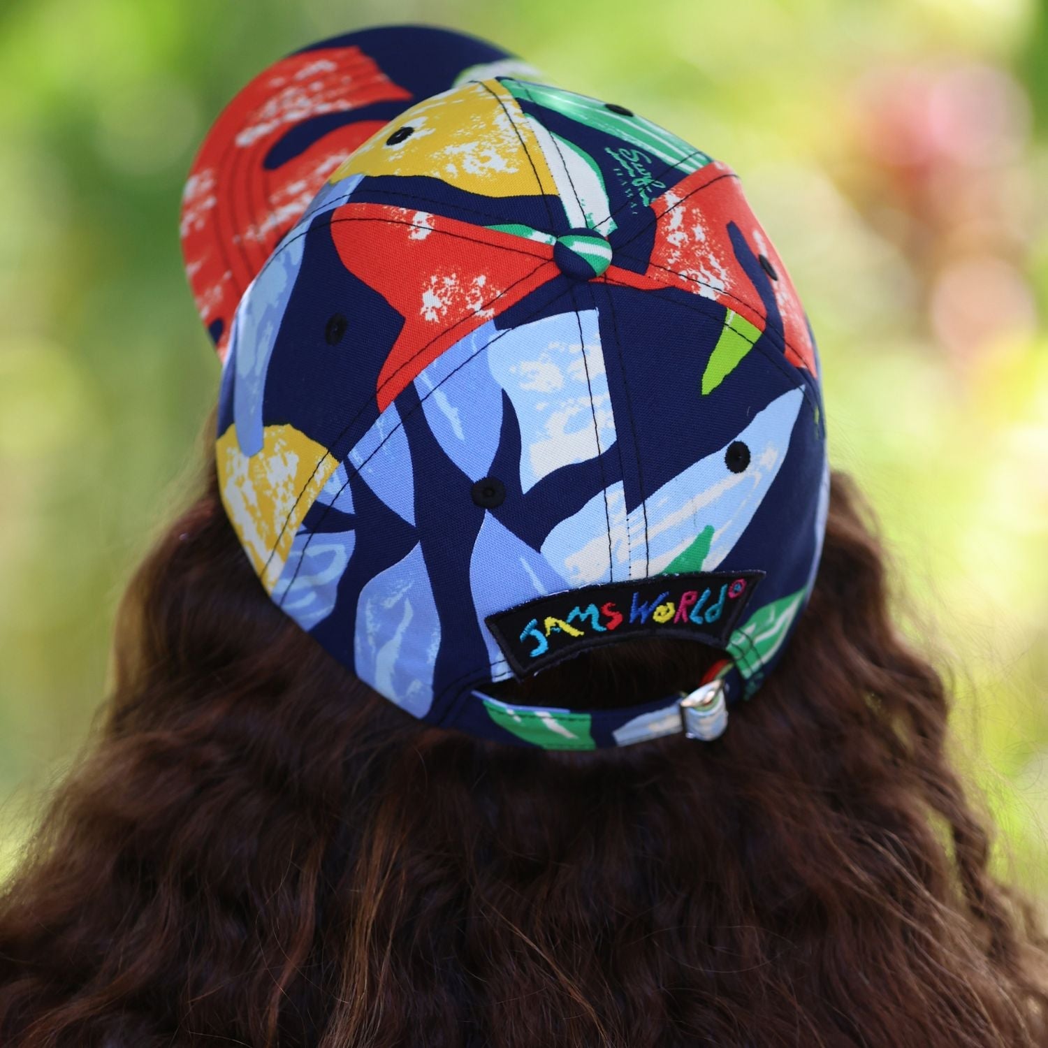 Jams World Nylon Cap With Back Embro Patch - Taro Patch Navy