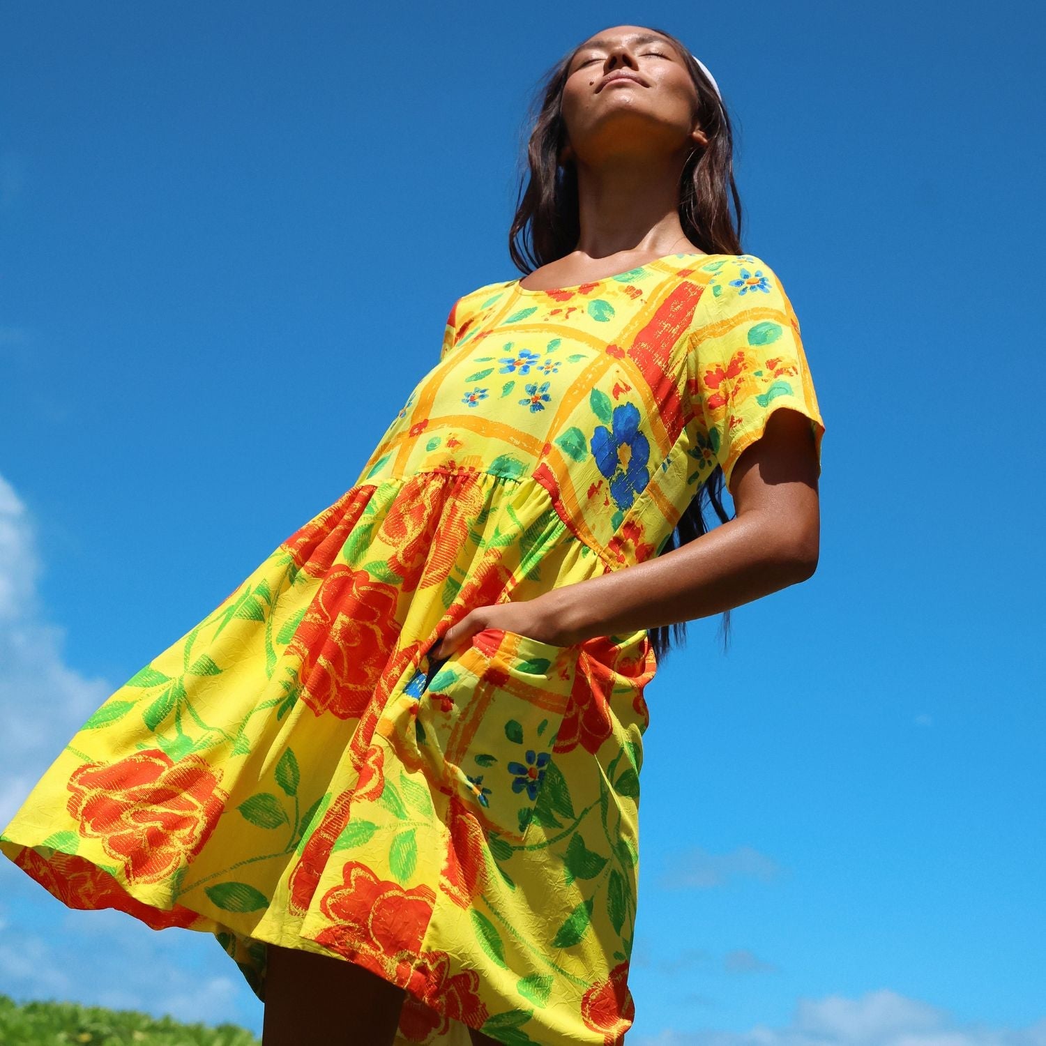 Judy Dress - Texas Tile