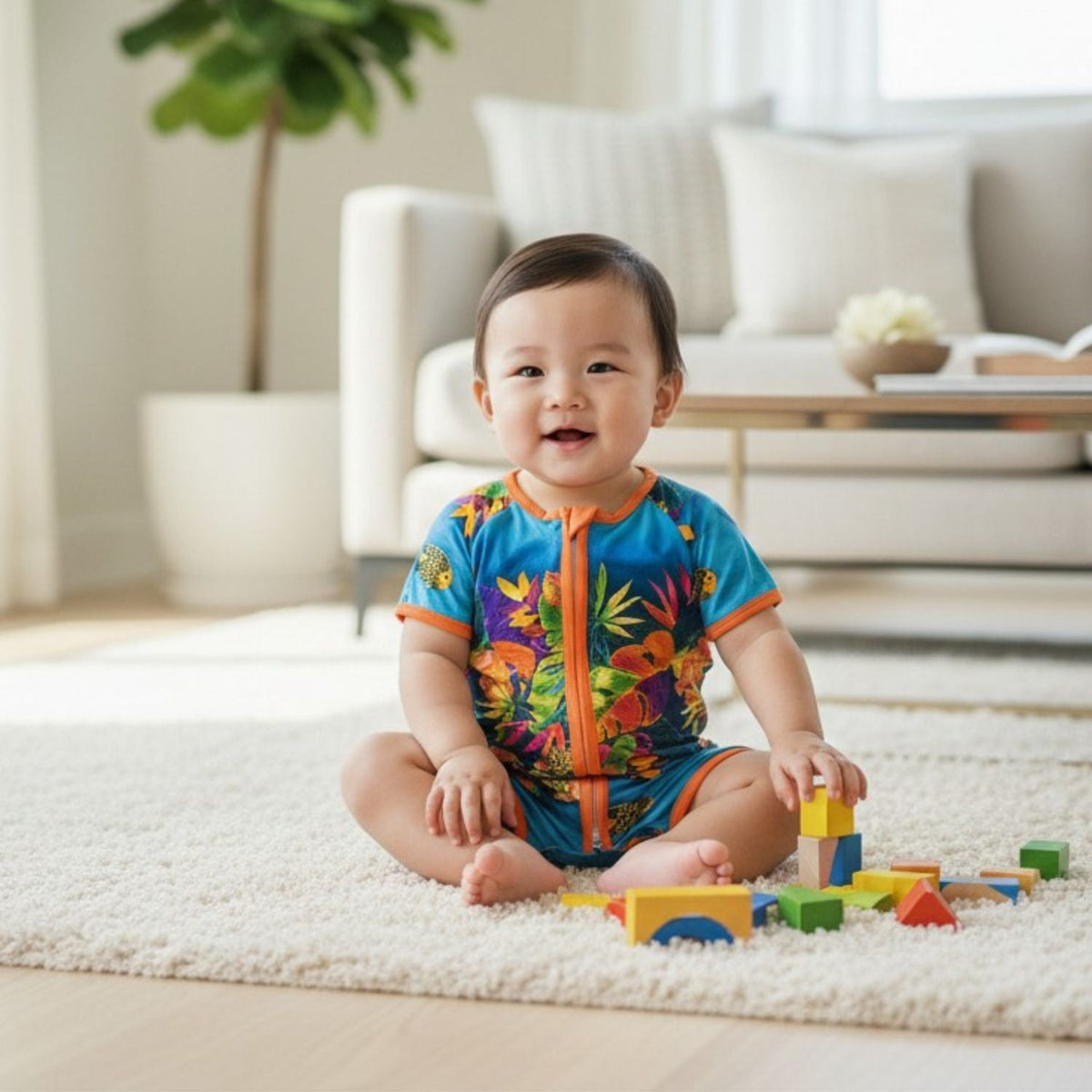 Baby Jumpsuit - Montego Bay