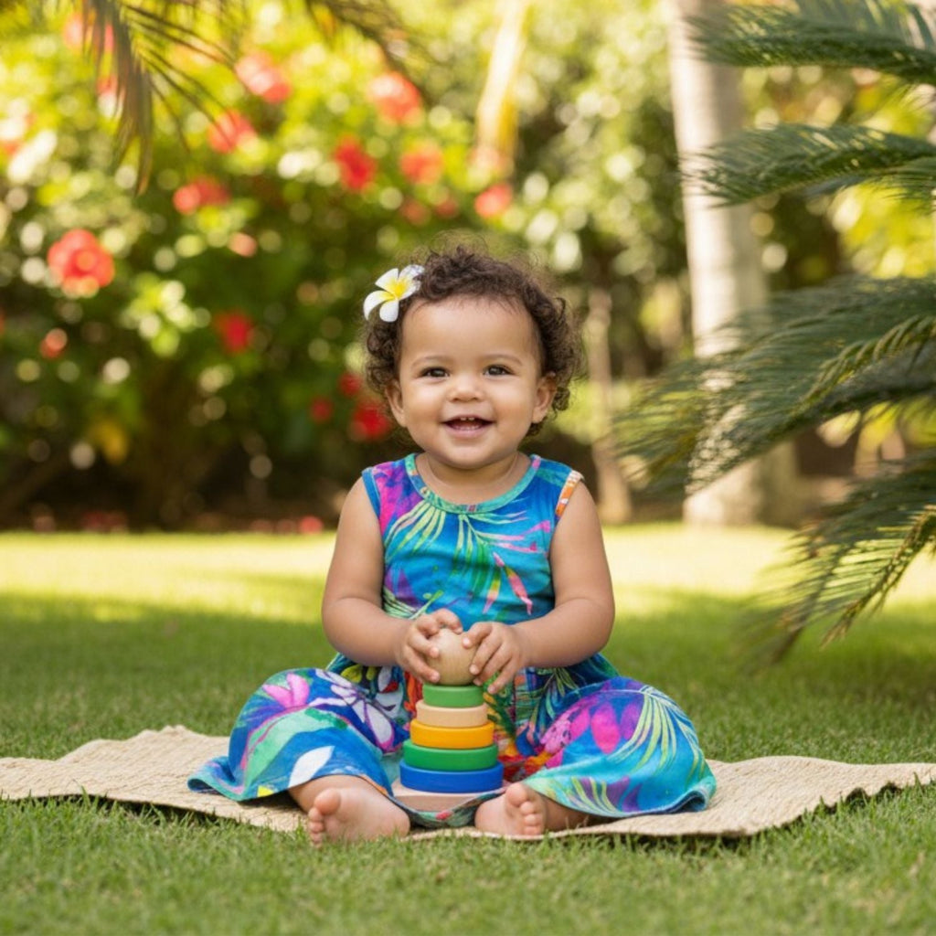 Baby/Toddler Girls Sleeveless Ruffle Dress - Volare