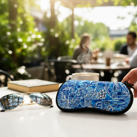 Neoprene Sunglass Holder - Magic Island